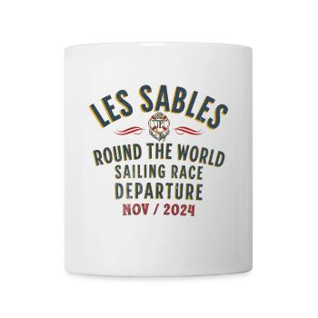 Les Sables round the world sailing race blc - Mug blanc - blanc - Devant