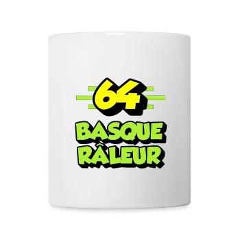basque râleur - Mug blanc - blanc - Devant