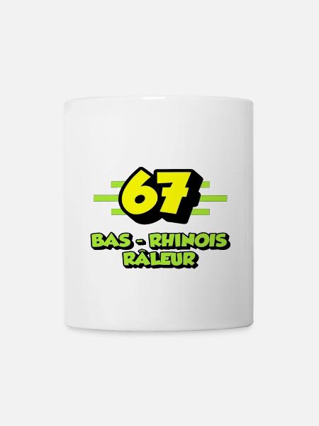 Bas-Rhinois râleur - Mug blanc - blanc