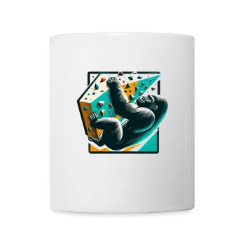 Bouldering Gorilla Gift - Mug - white - Front