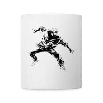 B Boy Grafik - Tasse - Weiß - Vorne