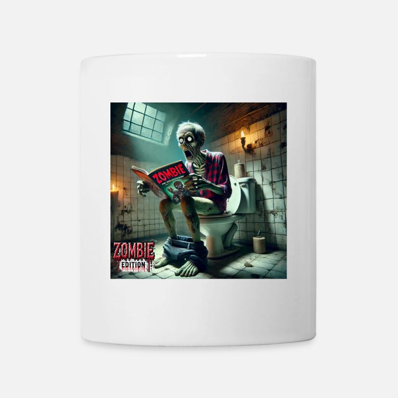 Zombie Klo - Tasse - Weiß
