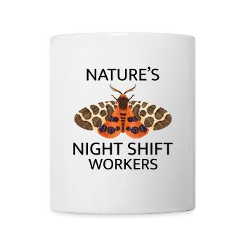 Moth Nocturnal Animal Insect Collector Entomology - Mug - white - Front