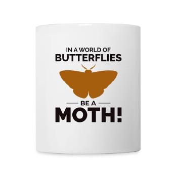 Moth Nocturnal Animal Insect Collector Entomology - Mug - white - Front