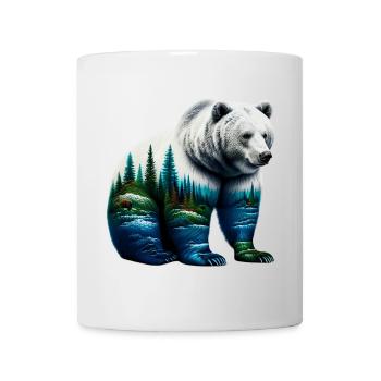 Ours - Mug blanc - blanc - Devant