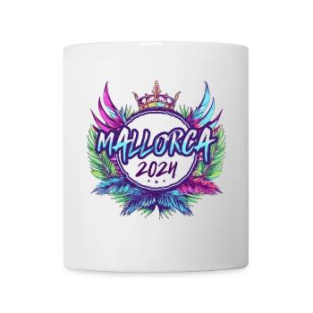 Mallorca 2024 Bunt - Tasse - Weiß - Vorne