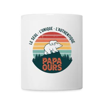 PAPA OURS - Tasse - Weiß - Vorne