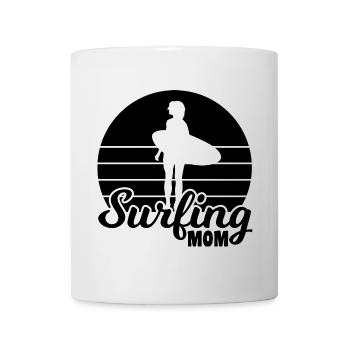 Surfer Mama - Tasse - Weiß - Vorne