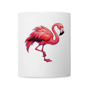 Flamingo - Tasse - Weiß - Vorne