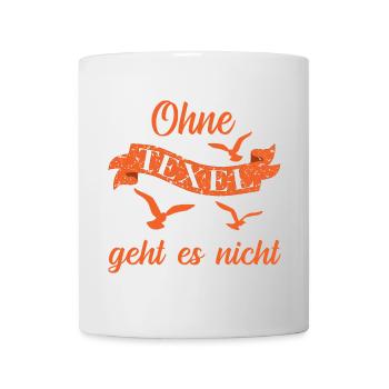 Texel Urlaub - Tasse - Weiß - Vorne
