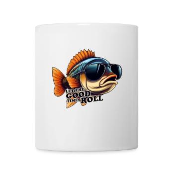 Poisson Lassen Sie die guten Zeiten rollen - Tasse - Weiß - Vorne