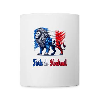 La fierté du design du drapeau de Montreuil - Mug blanc - blanc - Devant