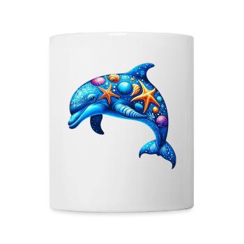 Dauphin - Mug blanc - blanc - Devant