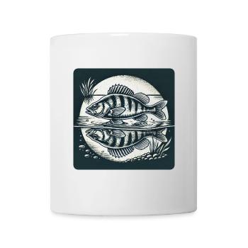 Perch natural angler design - Mug - white - Front