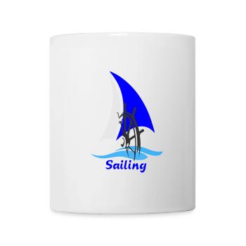 Sailing - Mug blanc - blanc - Devant