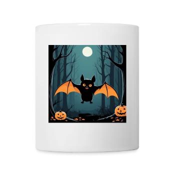Chauve-souris d’Halloween - Mug blanc - blanc - Devant