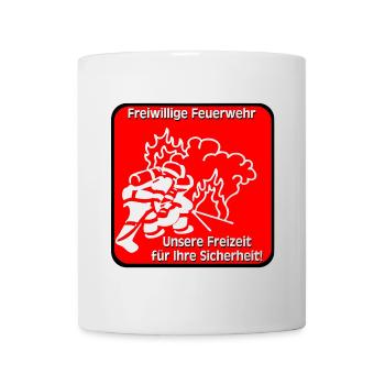 Volunteer Fire Brigade , Shirt , Safety (25) - Mug - white - Front