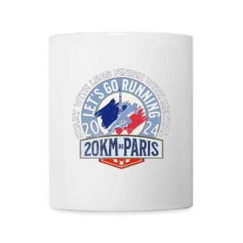 Let s go running in Paris 1 - Mug blanc - blanc - Devant