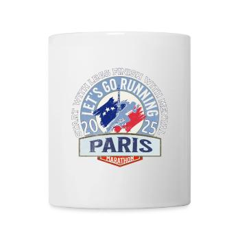 Auf geht's zum Paris-Marathon - Tasse - Weiß - Vorne