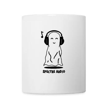 SPECTRE AUDIO ! (musique, fantôme) - Mug blanc - blanc - Devant