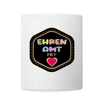 DANKE EHRENAMT HERZ - Tasse - Weiß - Vorne
