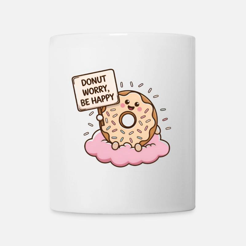 DONUT WORRY BE HAPPY - Mug - white
