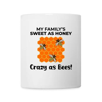abeille abeille papa apiculteur famille abeille insecte - Mug blanc - blanc - Devant