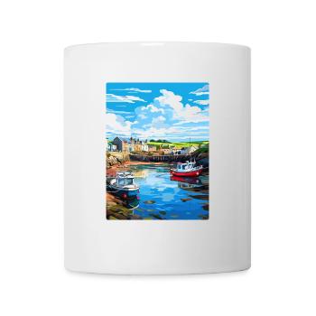 Bude Cornwall England Travel Poster Souvenir WPA - Mug - white - Front