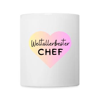 Weltallerbester Chef! Personalisierbar - Tasse - Weiß - Vorne