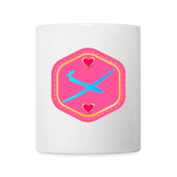 PLANEUR - LOVE GLIDING - Mug blanc - blanc - Devant