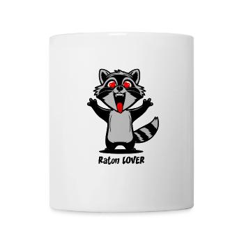RATON LOVER ! (amour, love, humour) - Mug blanc - blanc - Devant