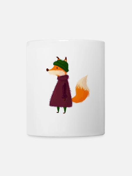 Fuchs - Tasse - Weiß