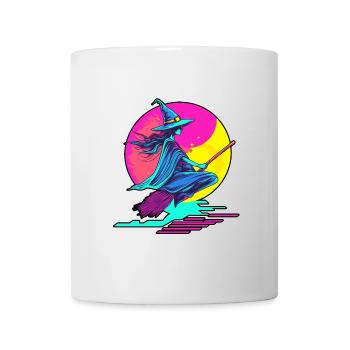Hexe Hexen Halloween 90s Vaporwave - Tasse - Weiß - Vorne