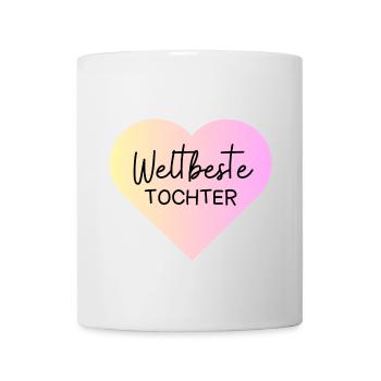 Weltallerbeste Tochter - Tasse - Weiß - Vorne