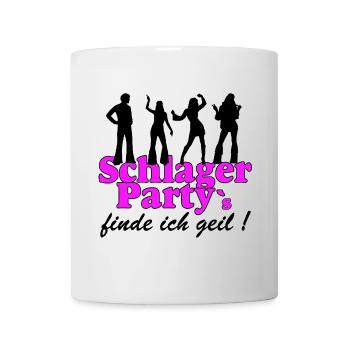 Schlager Party, Schlager Musik, I find it cool - Mug - white - Front