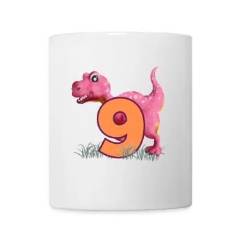 Nr.9 Dino - Tasse - Weiß - Vorne