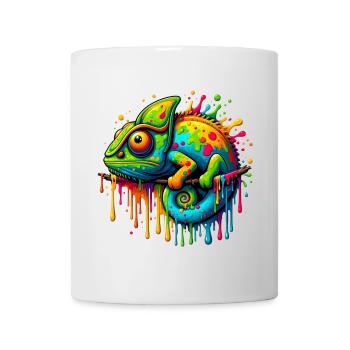 Caméléon - Mug blanc - blanc - Devant