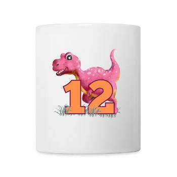 Nr.12 Dino - Tasse - Weiß - Vorne