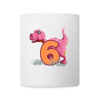 Nr.6 Dino - Tasse - Weiß - Vorne