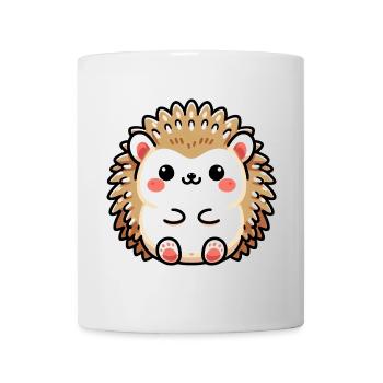 Hérisson - Mug blanc - blanc - Devant