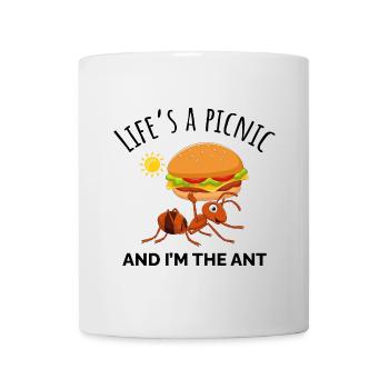 Gardien de fourmis Pique-Entomologiste Insecte Été - Mug blanc - blanc - Devant