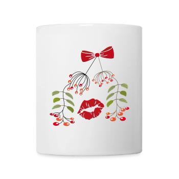 Gui de Noël - Mug blanc - blanc - Devant