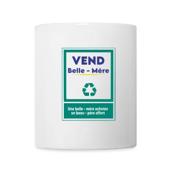 Vend belle-mère - Mug blanc - blanc - Devant