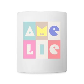 Amelie Name Baby Girl Colorful - Mug - white - Front