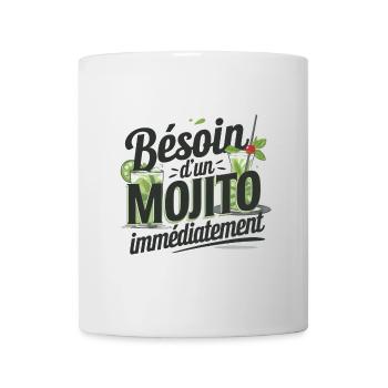 Besoin d'un mojito - Mug blanc - blanc - Devant