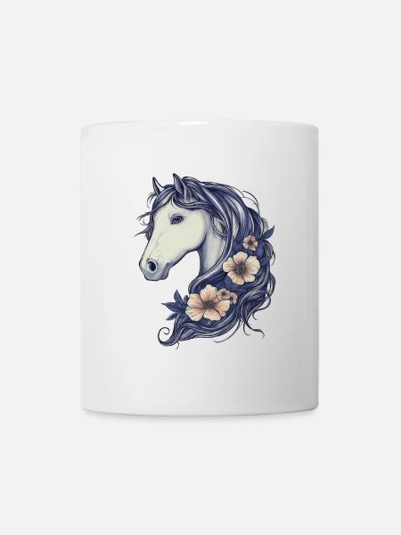 Süßes Pferd - Tasse - Weiß