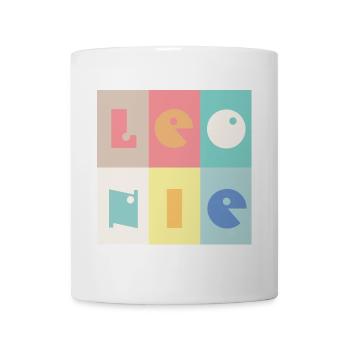 Leonie Baby Girl's Name Colorful - Mug - white - Front