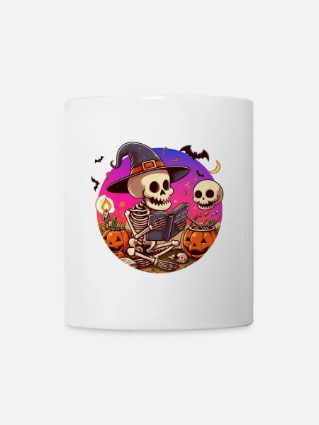 Mr. Bone Spooky Halloween 3 - Mug - white