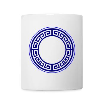 Greek Icon Circle - Mug - white - Front