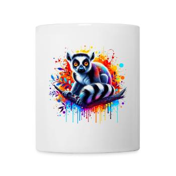 Lemur - Tasse - Weiß - Vorne